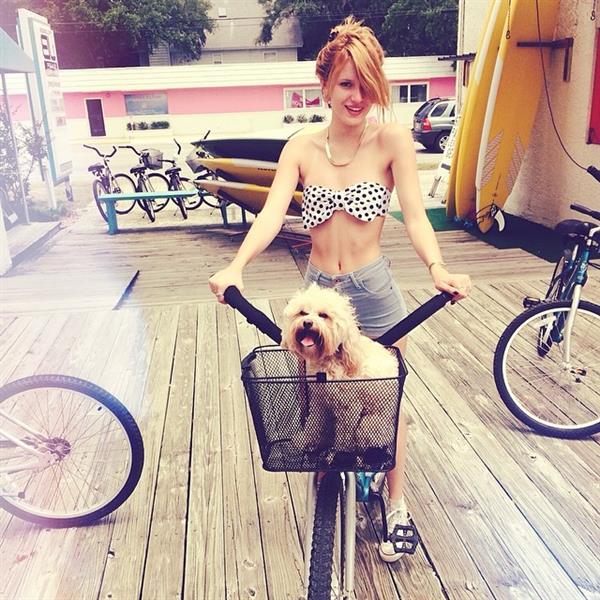 Bella Thorne in a bikini