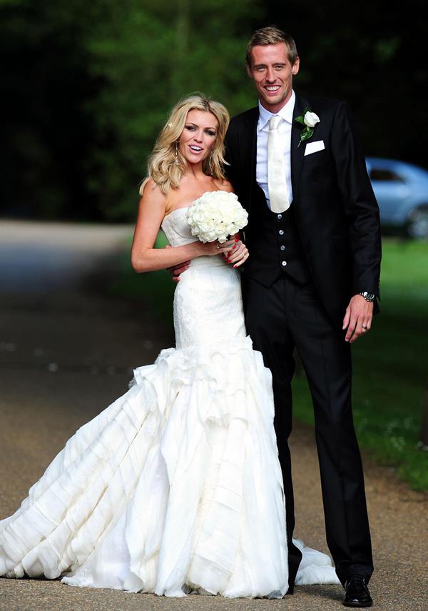 Abigail Clancy wedding day June 30, 2011