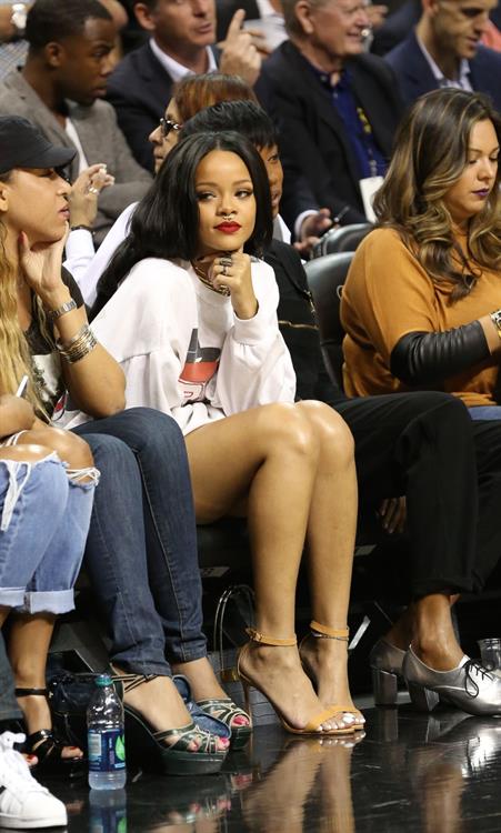 Rihanna at 2014 Summer Classic Charity Basketball Game, NYC August 21, 2014