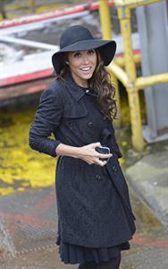 Myleene Klass Outside London Studios - Jan 22, 2013 