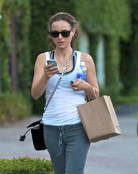 Natalie Portman - leaving the gym in LA 6/28/12  