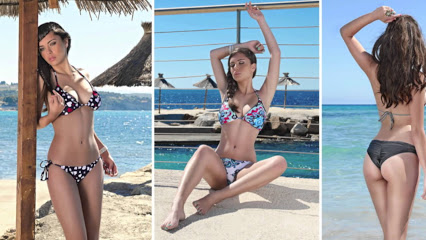 Audray De Macedo in a bikini