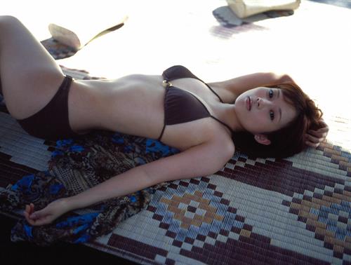 Natsumi Abe in a bikini
