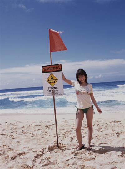 Natsumi Abe in a bikini