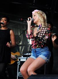 Pixie Lott performs at the Cornbury Music Festival at Great Tew Estate on June 29, 2012 in Oxford, England