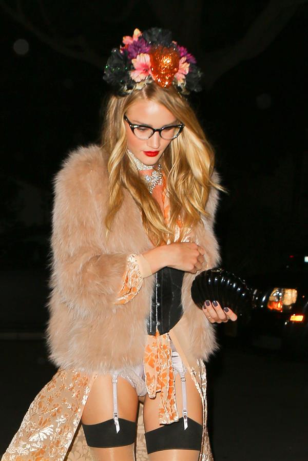 Rosie Huntington-Whiteley - At A Halloween Party In Beverly Hills October 26, 2012