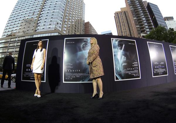 Sandra Bullock  Gravity  New York Premiere on Oct. 1, 2013 