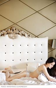 Gan Ting Ting in lingerie