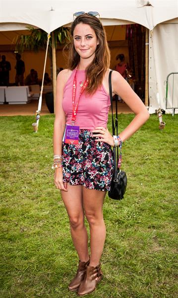 Kaya Scodelario  V Festival in Chelmsford, England August 16, 2014