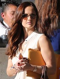 Minka Kelly leaves a meeting in Century City January 17, 2013 