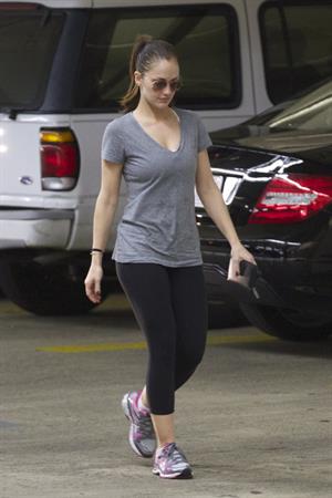 Minka Kelly grocery shopping in Los Angeles 1/14/13 
