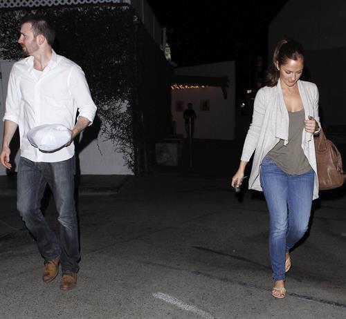 Minka Kelly dinner at Casa Vega in Studio City 10/14/12 