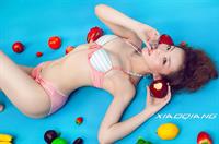 Song Xiao Jia in a bikini