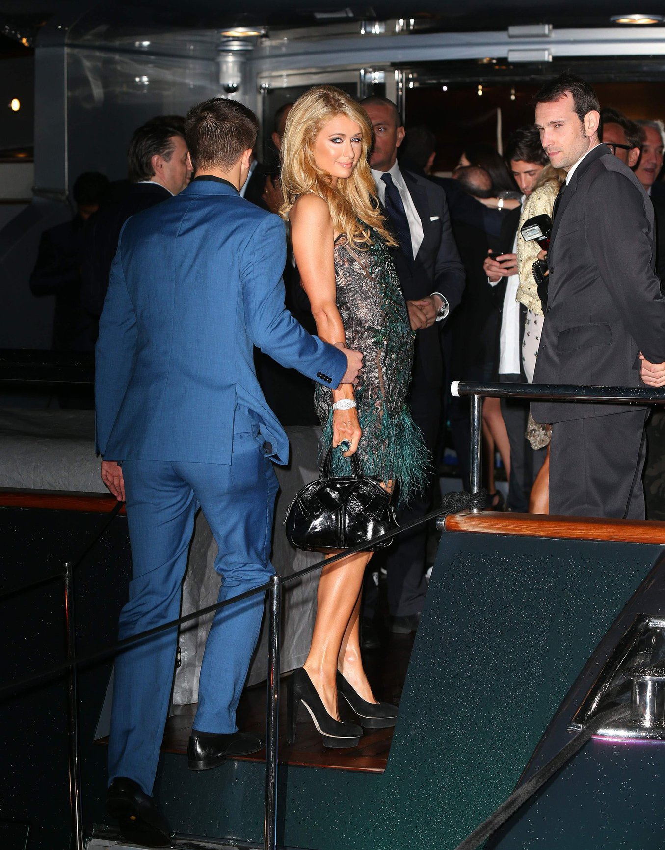 Paris Hilton Roberto Cavalli's boat party in Cannes May 22, 2013