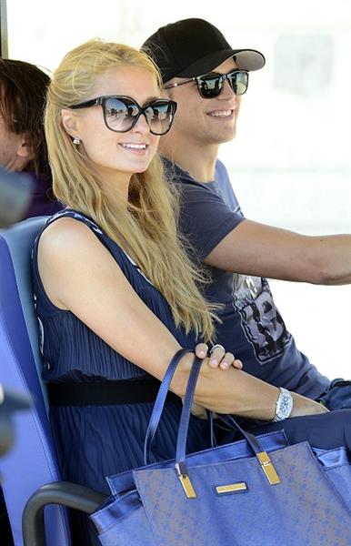 Paris Hilton Visting  Amnesia Port Forum Project  August 9, 2013