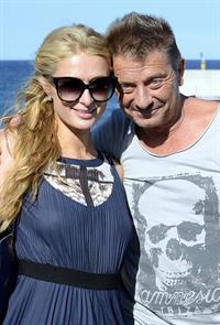 Paris Hilton Visting  Amnesia Port Forum Project  August 9, 2013