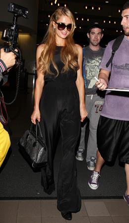 Paris Hilton arrive at LAX Airport 9/30/13