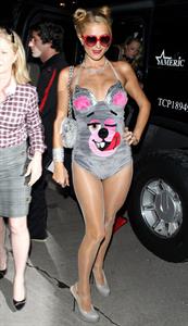 Paris Hilton  Playboy Mansion Halloween Party in Los Angeles October 26, 2013 