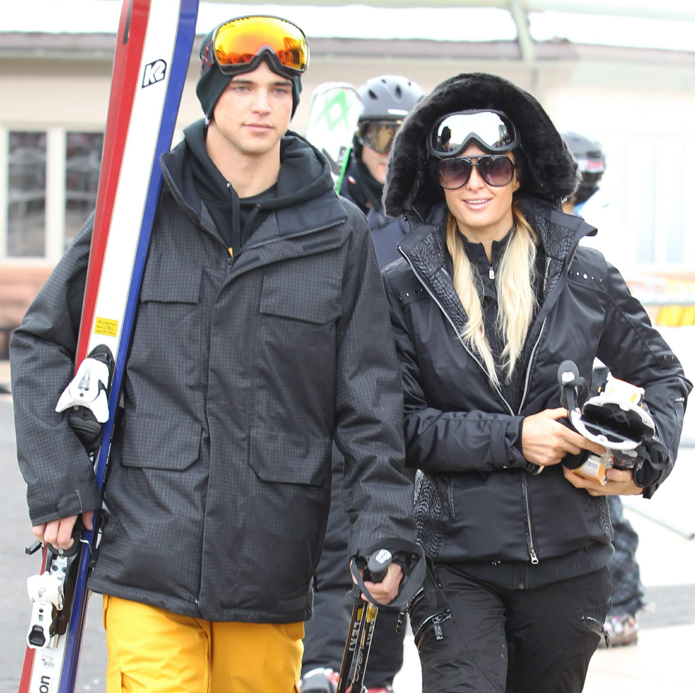 Paris Hilton enjoying a day in the mountains of Aspen December 18, 2012 