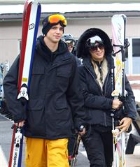 Paris Hilton enjoying a day in the mountains of Aspen December 18, 2012 