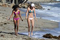 Bella Thorne in a bikini in Malibu on August 18, 2014