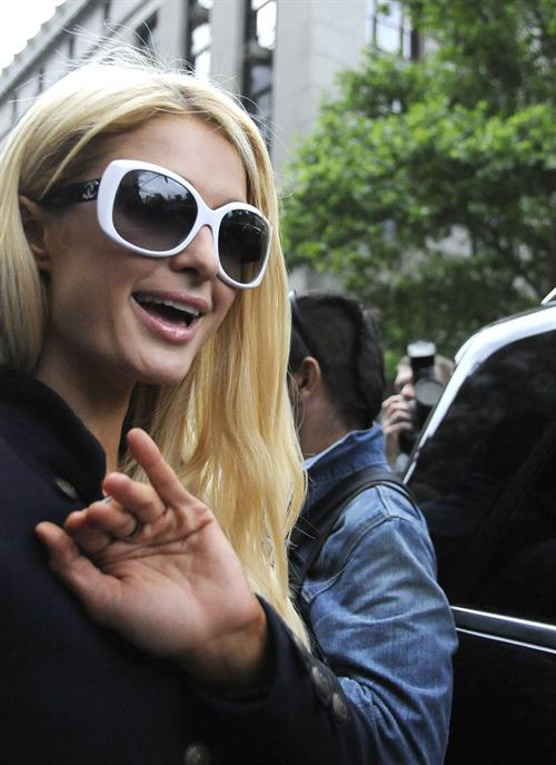 Paris Hilton Leaves Federal Court in NYC June 4, 2012