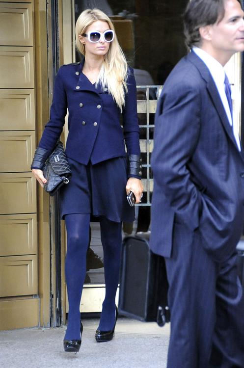 Paris Hilton Leaves Federal Court in NYC June 4, 2012
