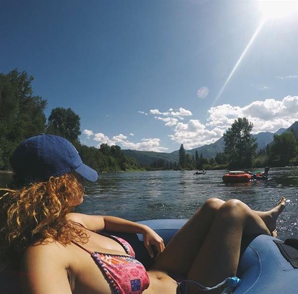 Crystal Westbrooks in a bikini