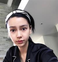 Angela Baby taking a selfie