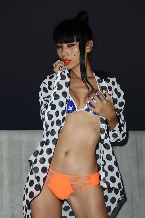 Bai Ling in a bikini