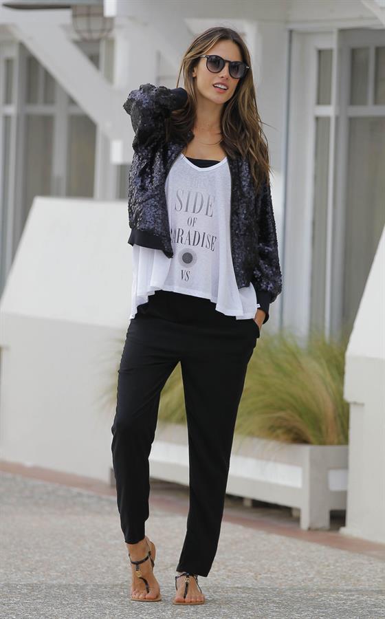 Adriana Lima and Alessandra Ambrosio Photoshoot in Venice beach March 7, 2013