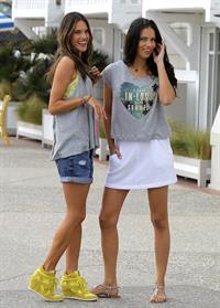 Adriana Lima and Alessandra Ambrosio Photoshoot in Venice beach March 7, 2013