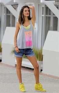 Adriana Lima and Alessandra Ambrosio Photoshoot in Venice beach March 7, 2013