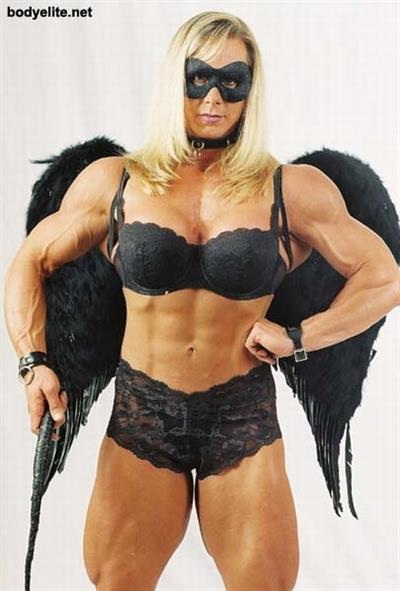 Sherry Smith in lingerie