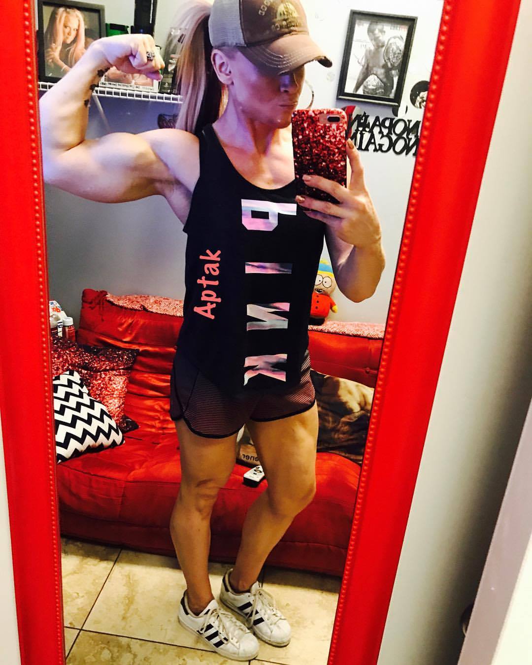 Amanda Michelle Folstad Ptak taking a selfie