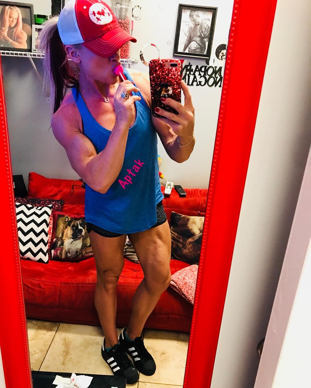 Amanda Michelle Folstad Ptak taking a selfie