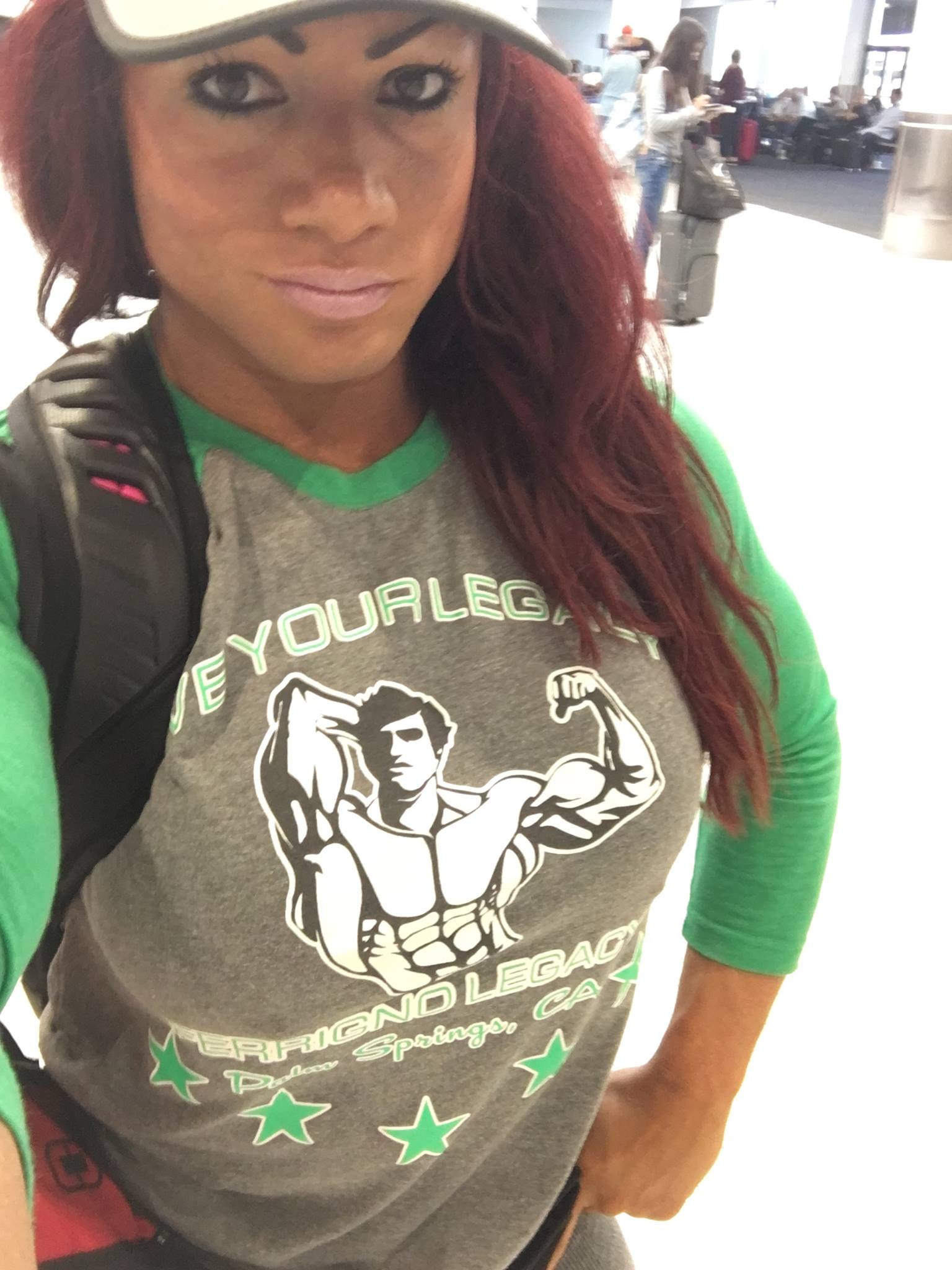 Isabelle Turell taking a selfie