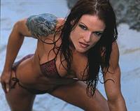 Amy Dumas in a bikini