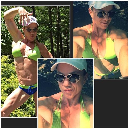 Trisha Smick in a bikini