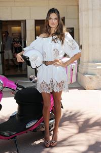 Alessandra Ambrosio Victoria's Secret Bombshell Tour in Miami 2/6/2011