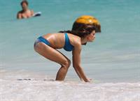 Alessandra Ambrosio in a bikini for a Victoria's Secret photo shoot on July 22, 2010 in St. Barts