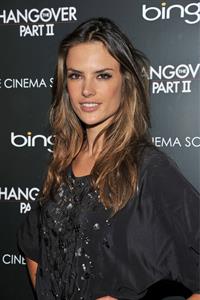 Alessandra Ambrosio Cinema Society Bing screening of the Hangover Part II on May 23, 2011