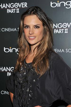 Alessandra Ambrosio Cinema Society Bing screening of the Hangover Part II on May 23, 2011