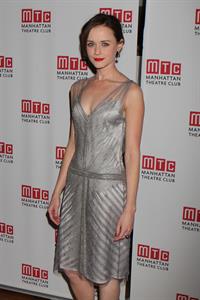 Alexis Bledel Regrets off Broadway opening night in New York on March 27, 2012