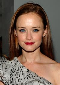 Alexis Bledel Monique Lhuillier Spring 2011 fashion show on September 13, 2010