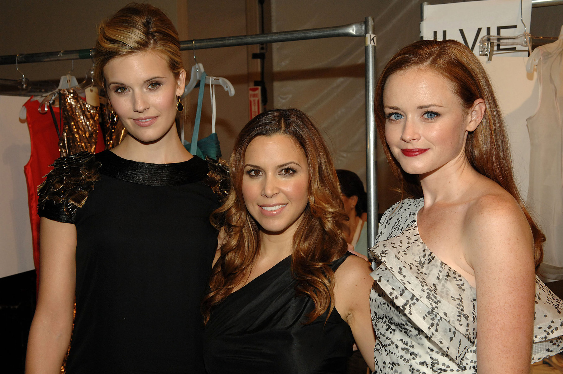 Alexis Bledel Monique Lhuillier Spring 2011 fashion show on September 13, 2010