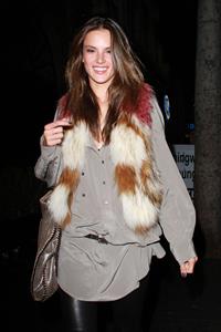 Alessandra Ambrosio arrives at Beso restaurant in West Hollywood on December 3, 2010