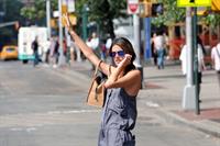 Alessandra Ambrosio AT&T store in New York City on July 16, 2010 