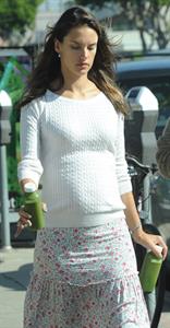 Alessandra Ambrosio at Country Mart in Brentwood on February 1, 2012 