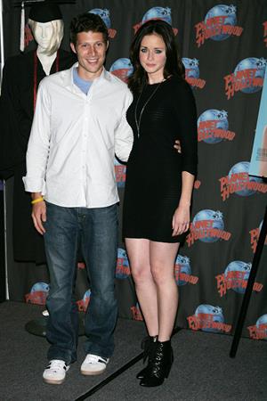 Alexis Bledel to promote Post Grad with a memorabilia donation at Planet Hollywood in New York City